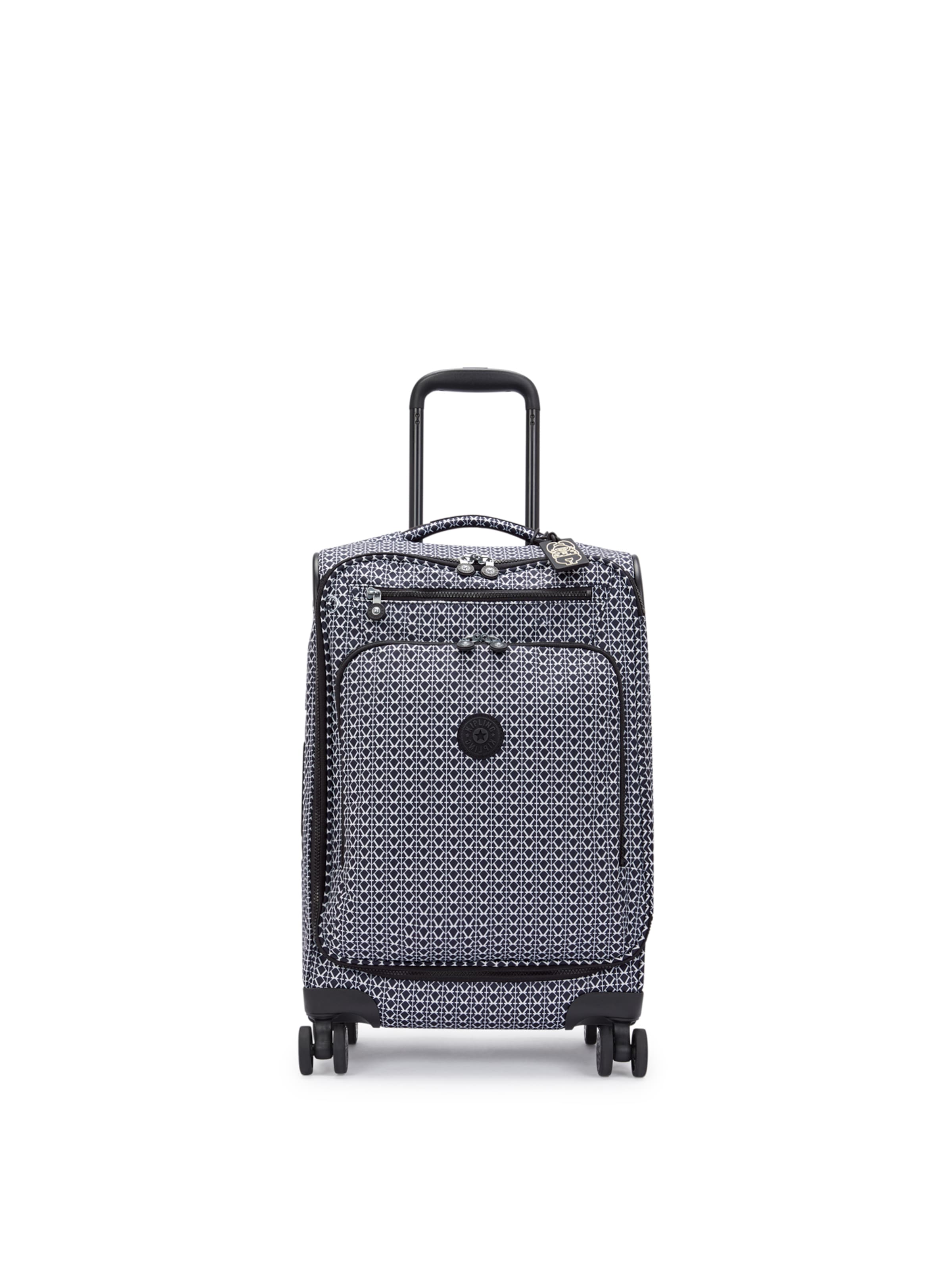 KIPLING Троли чанта 'NEW YOURI SPIN ' в черно: отпред