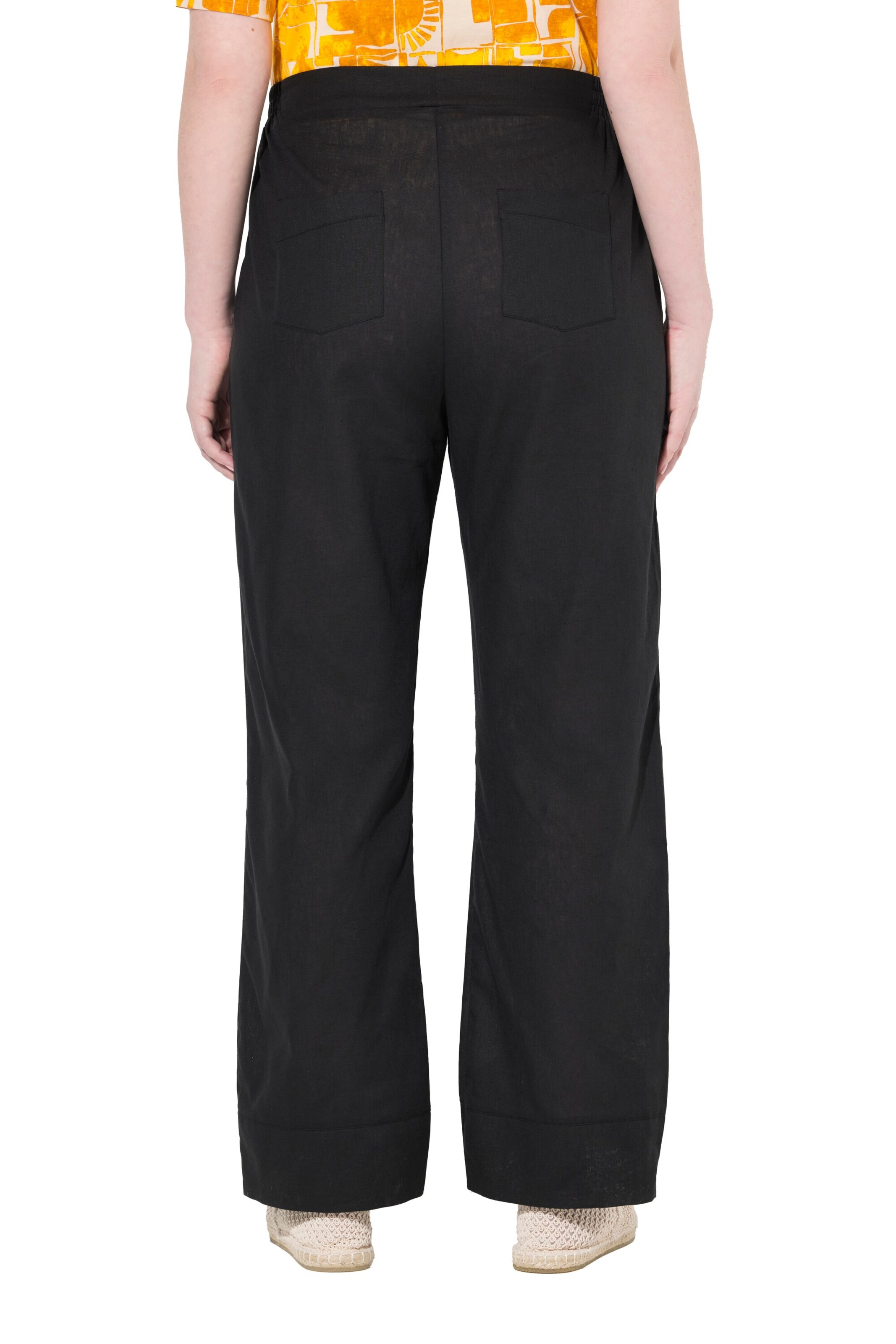 Ulla Popken Wide leg Trousers in Black