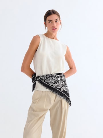 Écharpe SILK & CASHMERE en noir