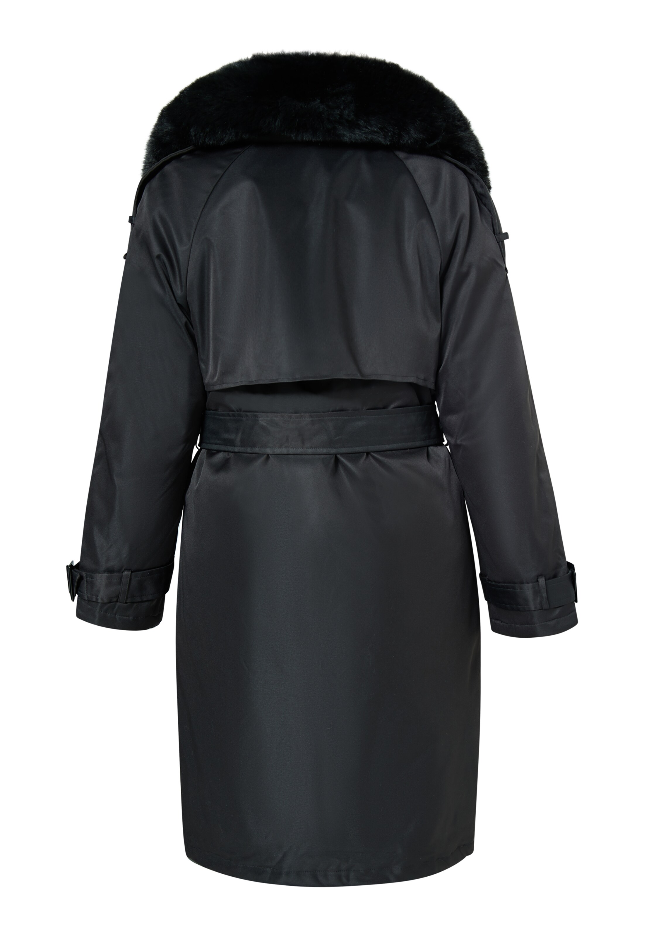 faina - Sobretudo de inverno em preto