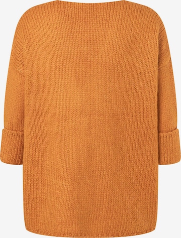 MORE & MORE Knit Cardigan in Orange