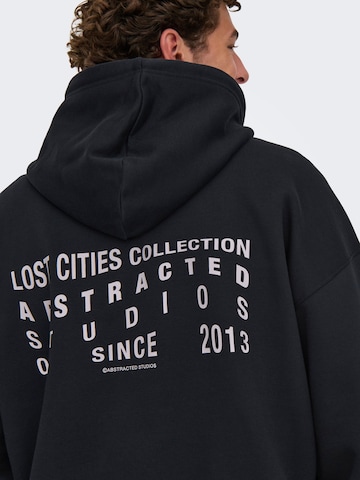 Only & Sons Sweatshirt 'ONSGALLERY' in Black