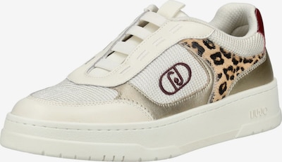 Liu Jo Platform trainers in 36 in Sand / Gold / Black / White, Item view