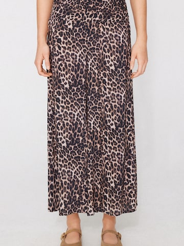 Tezenis Wide leg Pants in Brown: front
