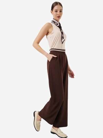 Wide leg Pantaloni di Bigdart in marrone