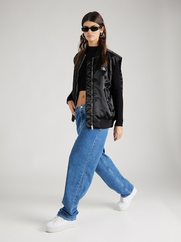 Calvin Klein Jeans Vesta - Čierna