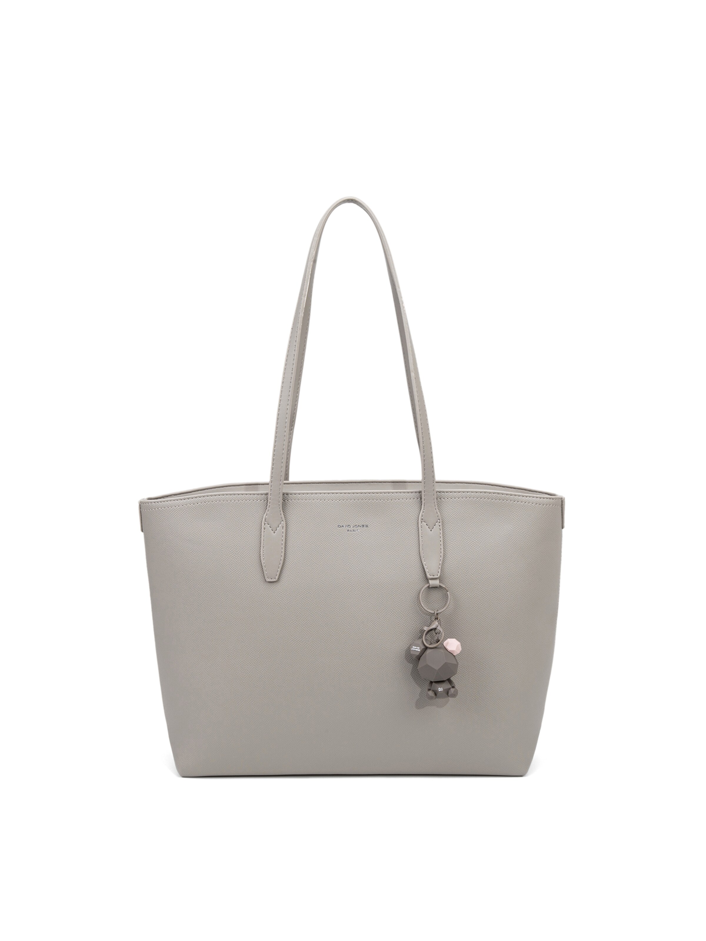 Borsa a spalla di David Jones in grigio: frontale