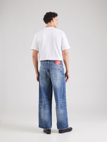 HUGO Wide Leg Jeans i blå