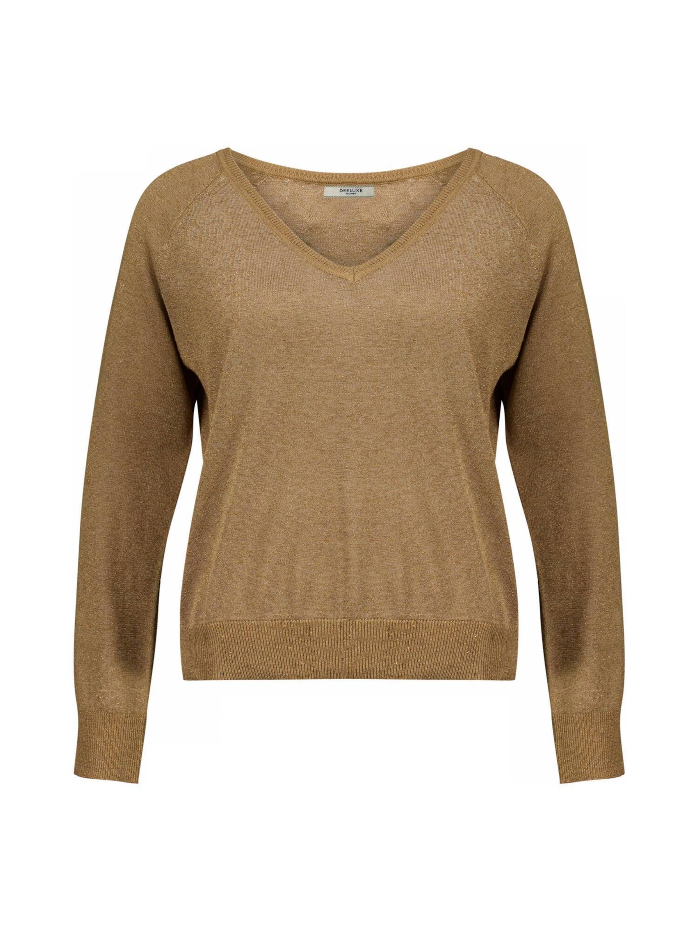 Pull-over 'AMALIA' Deeluxe en marron : devant