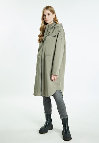 Manteau mi-saison DreiMaster Vintage en vert