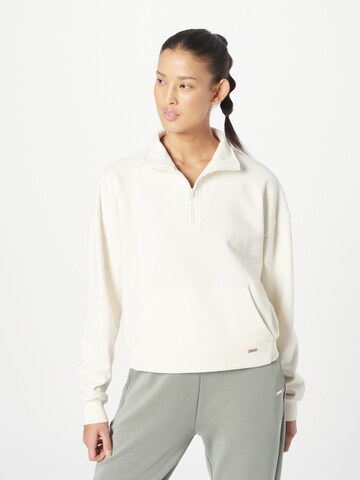 Athlecia Sportief sweatshirt 'Cinzia' in Wit: voorkant