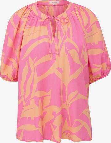 s.Oliver Blouse in Roze: voorkant