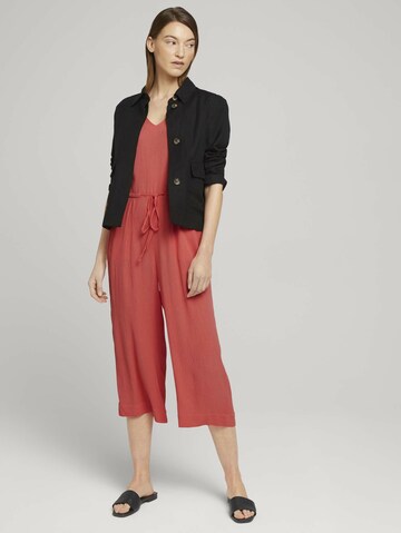 TOM TAILOR Jumpsuit in Red