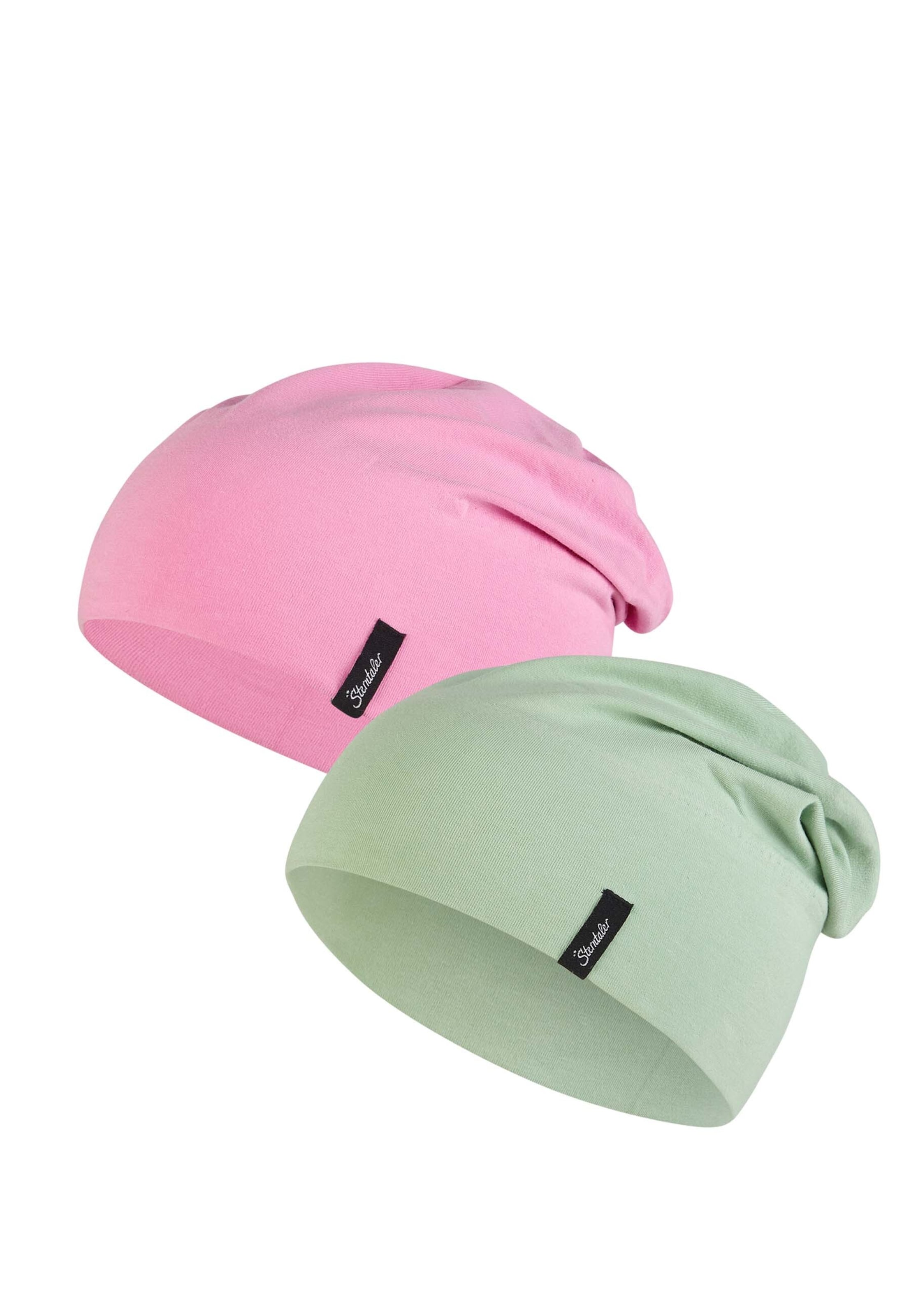 STERNTALER Beanie in Green: front