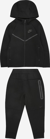 Trening 'TECH FLEECE' de la Nike Sportswear pe negru: față