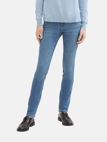 Coupe slim Jean 'Alexa' TOM TAILOR en bleu : devant