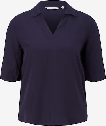 TOM TAILOR Blouse in Blauw: voorkant