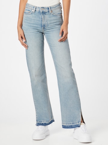 WEEKDAY Wide Leg Jeans 'Love Split' i blå: forside