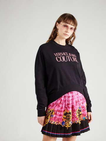 Versace Jeans Couture Sweatshirt in Schwarz: predná strana