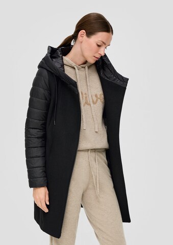 s.Oliver Winter Coat in Black: front