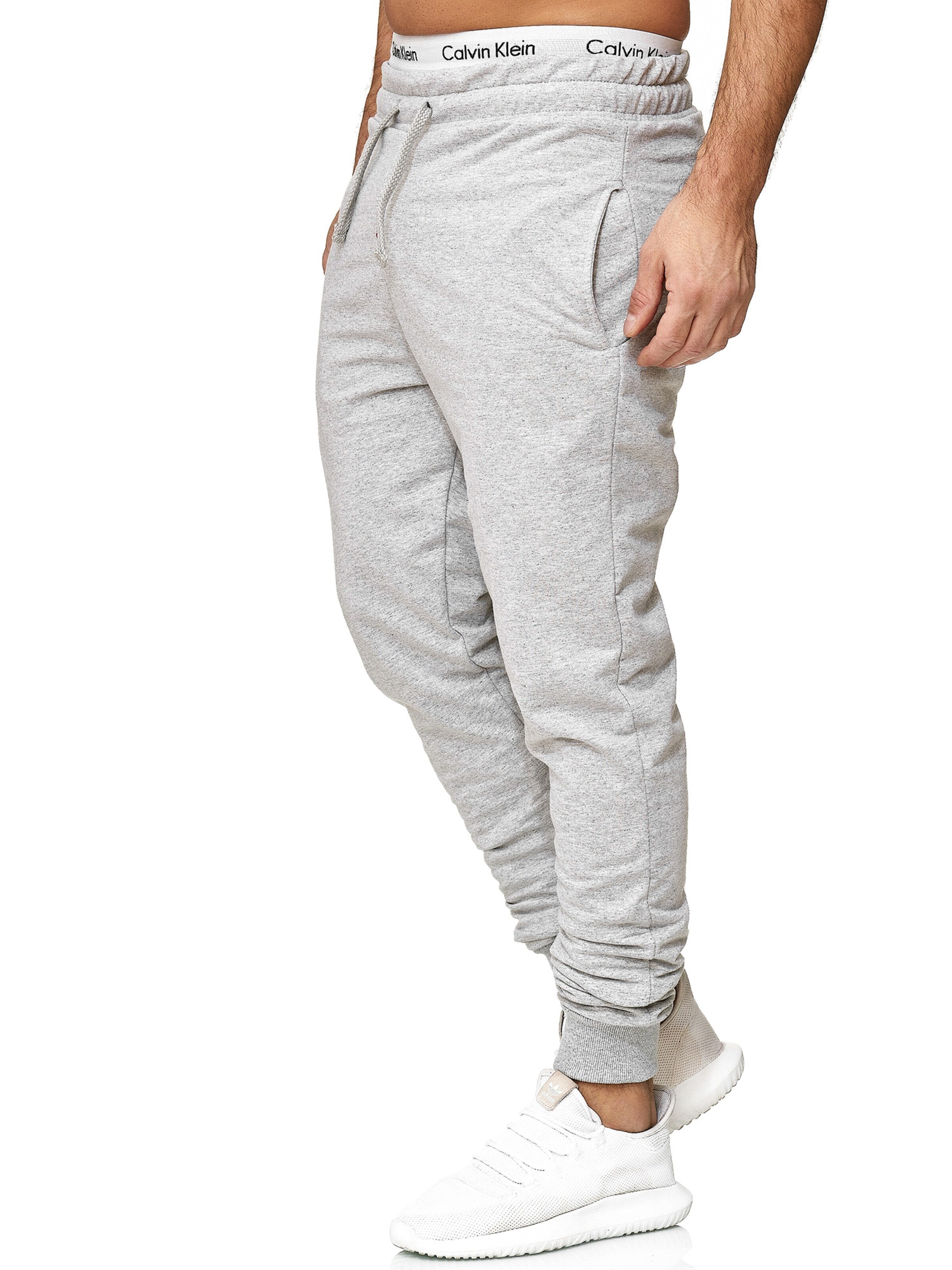 L.Gonline Regular Workout Pants in Grey: front