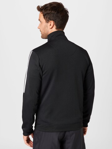 ADIDAS SPORTSWEAR Training Jacket '3-Stripes Fitted' in Black