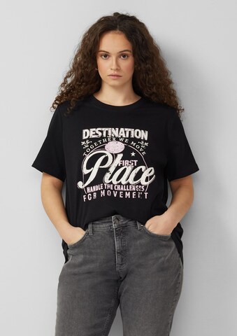 QS Shirt in Black: front