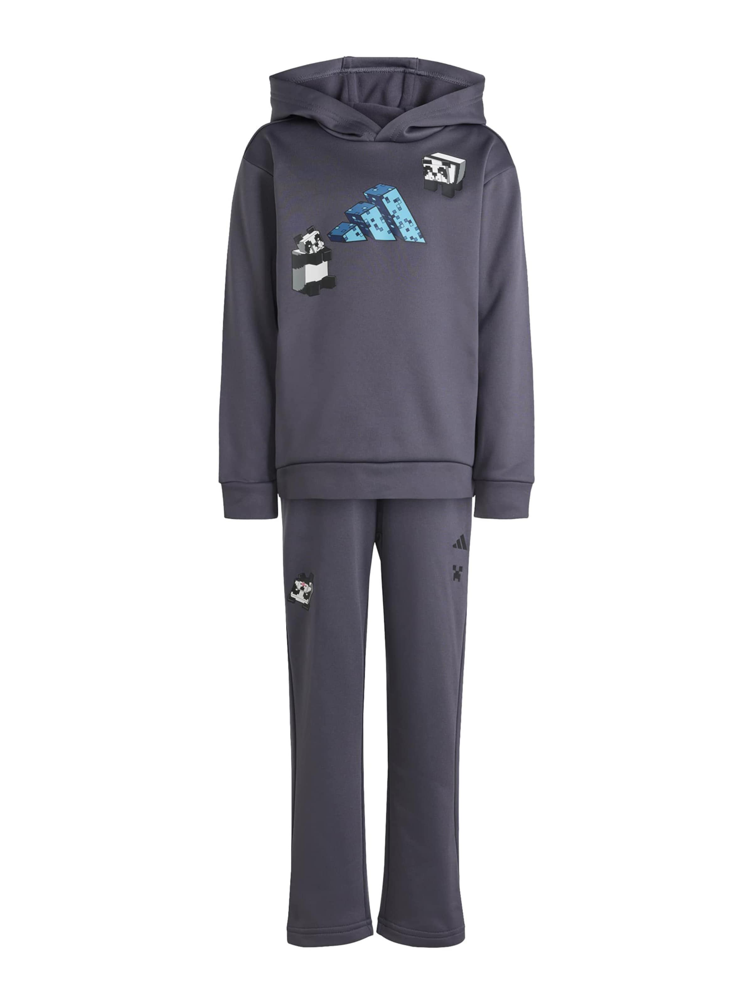 ADIDAS SPORTSWEAR - Chándal 'MINECRAFT' en gris: frente