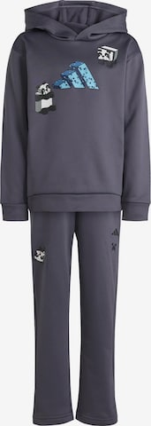ADIDAS SPORTSWEAR Trainingsanzug 'MINECRAFT' in Grau: Vorderseite