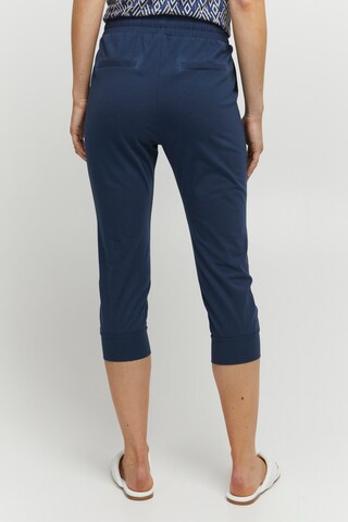 Tapered Pantaloni con pieghe 'PANDINA' di b.young in blu