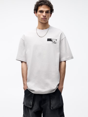 T-Shirt Pull&Bear en gris