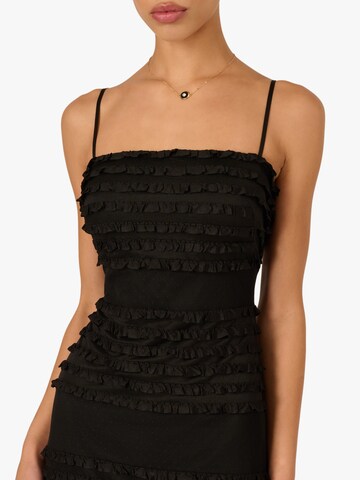 Adrianna Papell Evening dress 'Ruffle Knit Long Dress' in Black