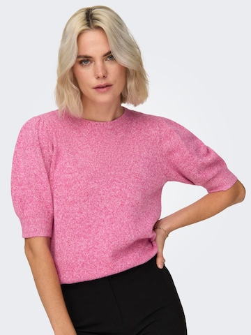 ONLY Sweter 'RICA' w kolorze różowy