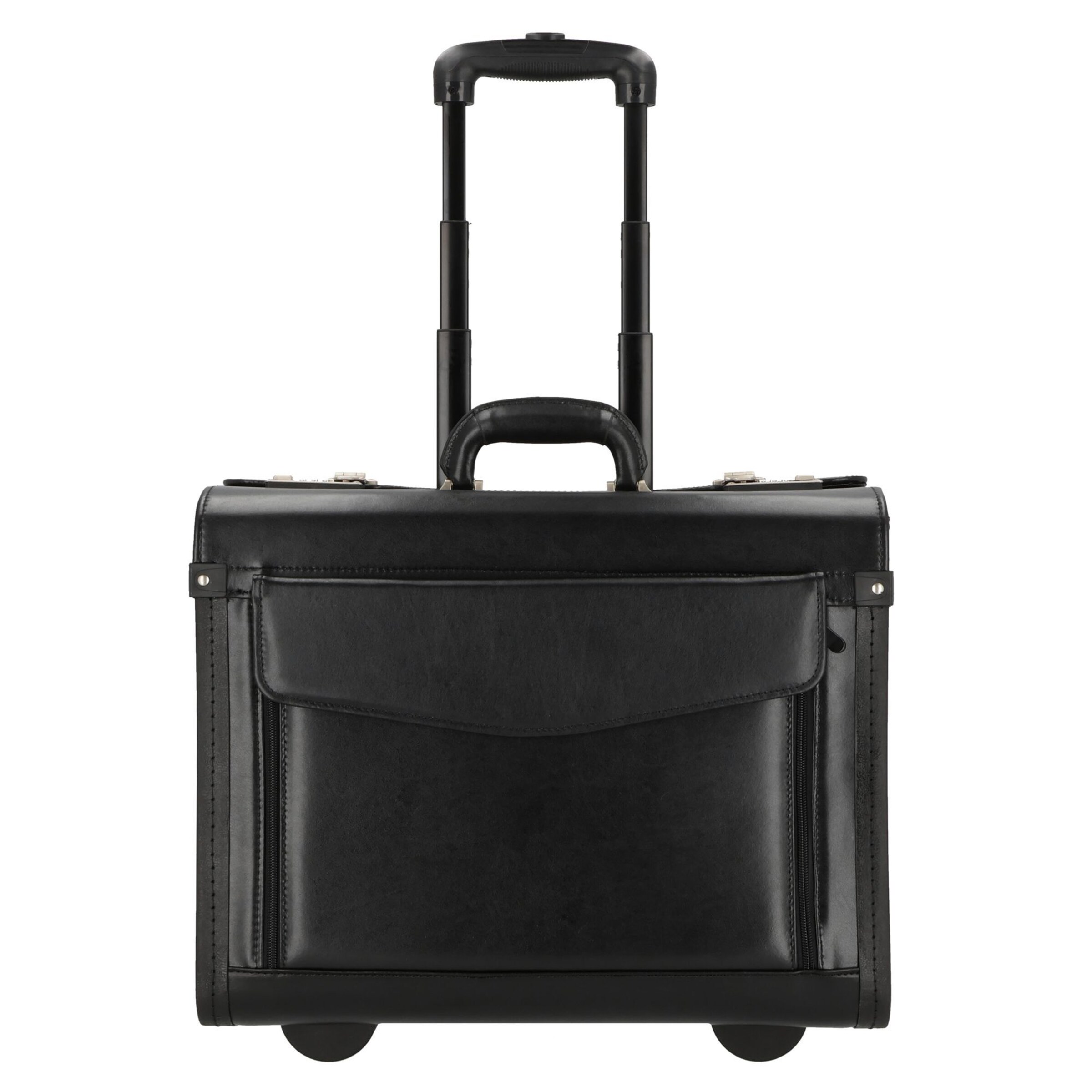 Dermata Valise de pilote en noir, Vue avec produit