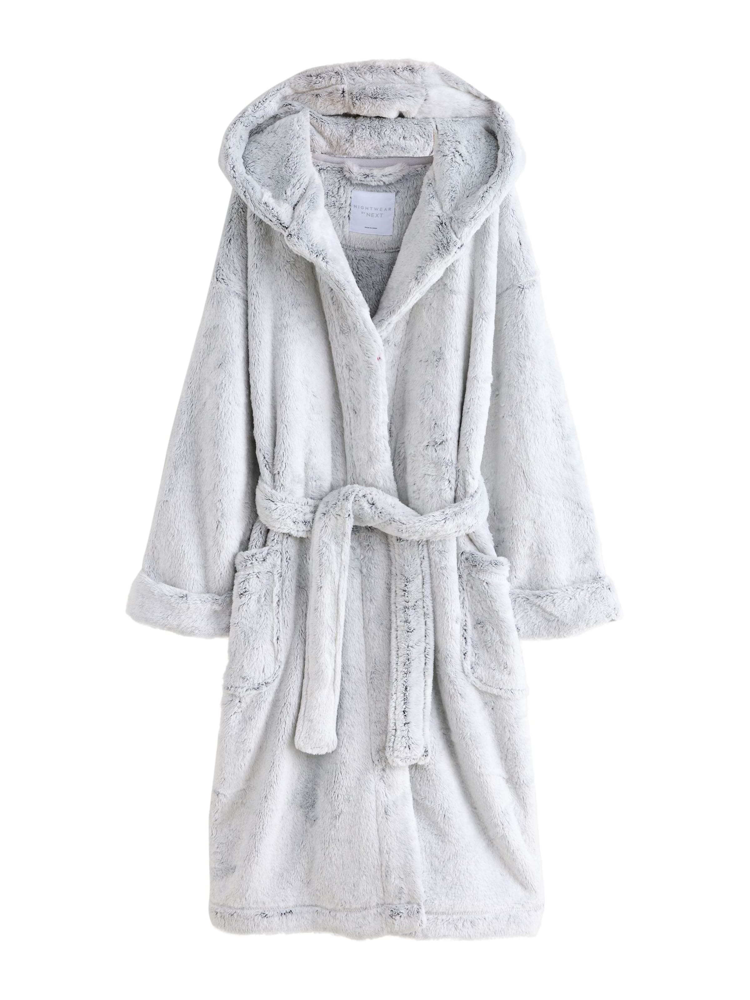 Next Fürdőköpeny - szürke: elől
