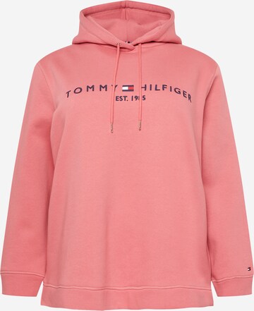 Tommy Hilfiger Curve Sweatshirt in Pink: predná strana