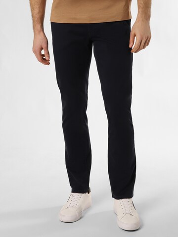 BOSS Chino Pants in Blue: front