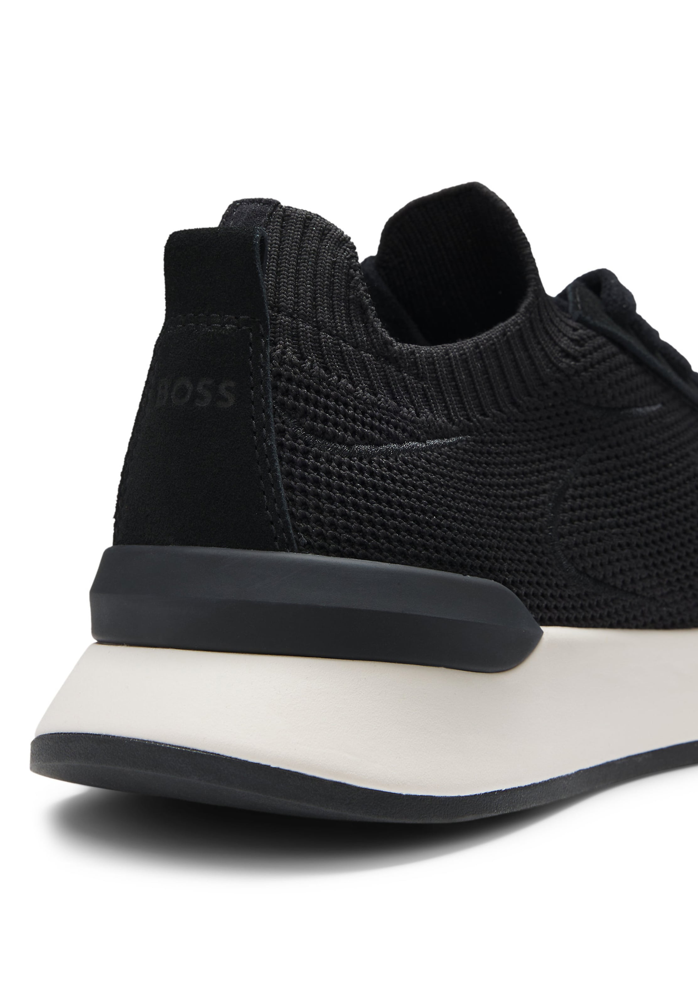 BOSS Platform trainers in Black