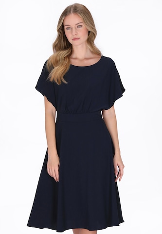 DreiMaster Klassik - Vestido de verano en azul: frente