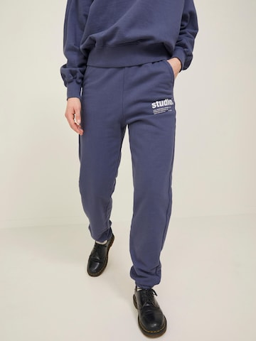 JJXX Tapered Pants 'Bianca' in Blue: front