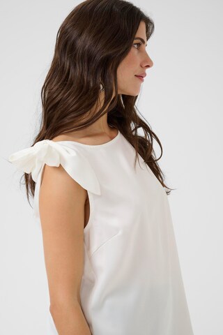 Cream Blouse 'CRTat' in White