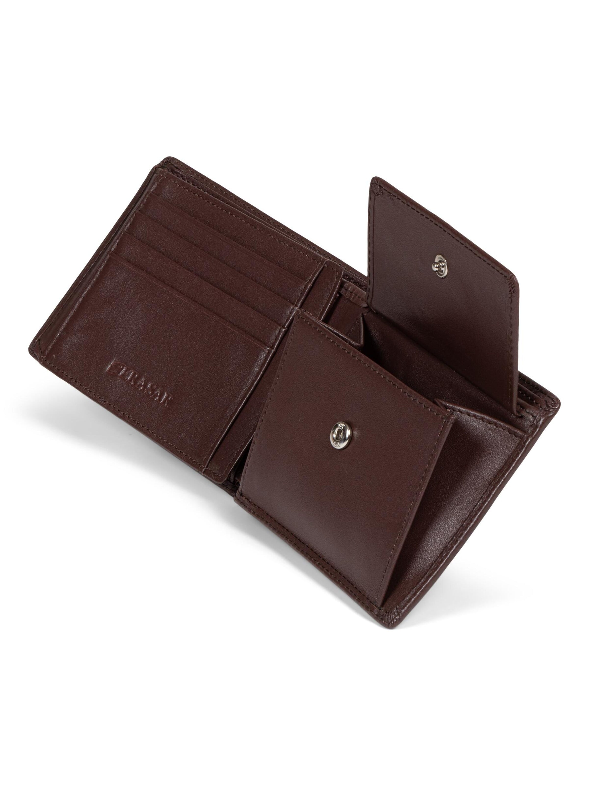 SERASAR Wallet 'Space' in Brown