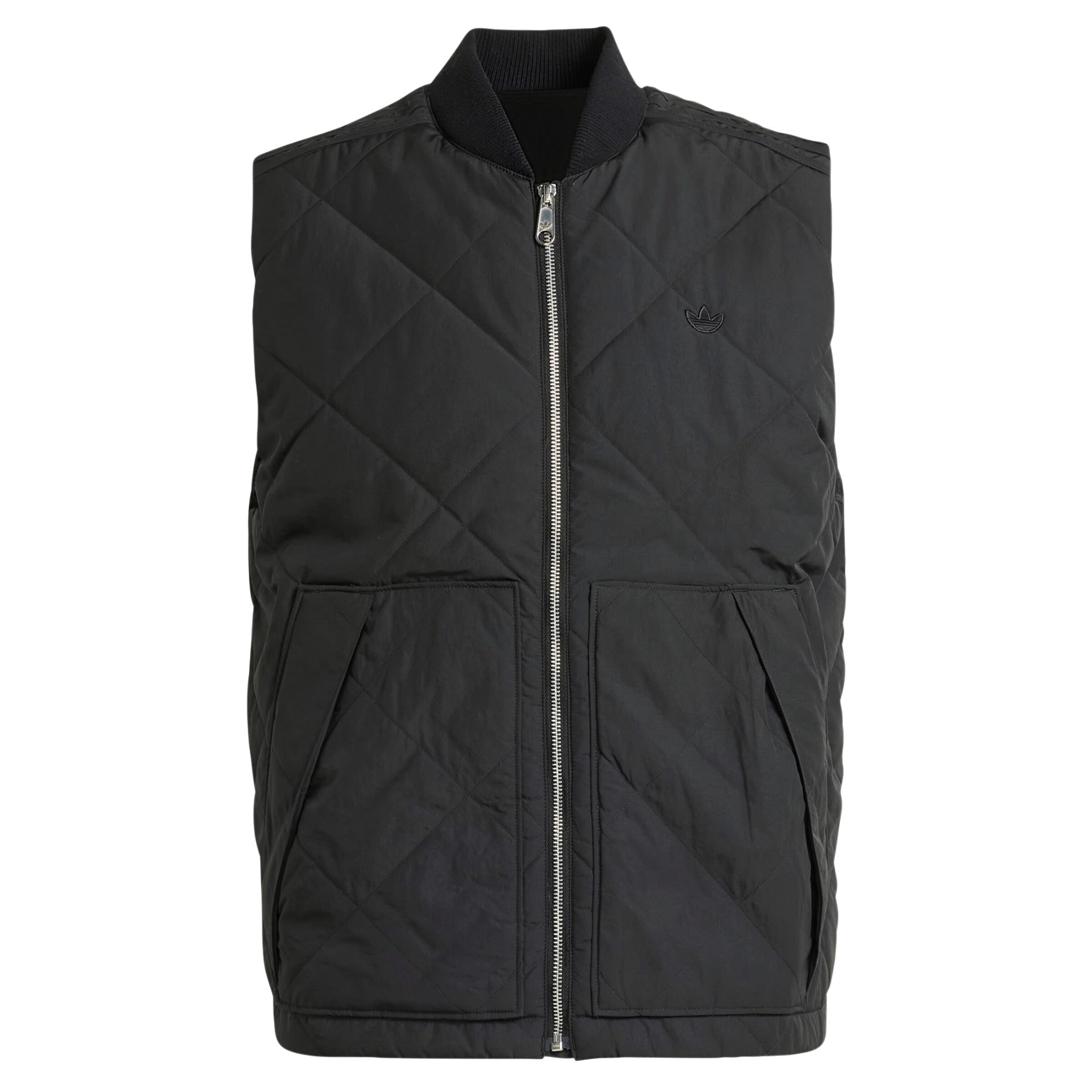 ADIDAS ORIGINALS Weste 'Essentials' in Schwarz: Vorderseite