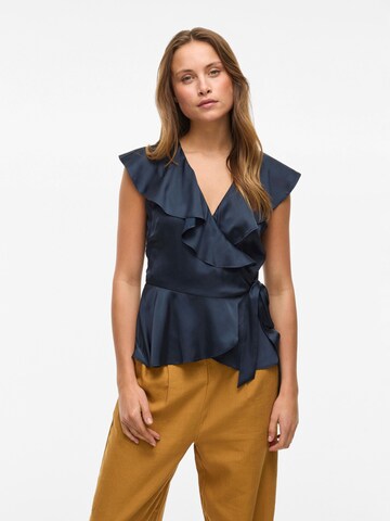 VILA Bluse 'VIKimmie' in Blau: Vorderseite