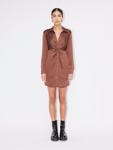 LeGer by Lena Gercke Shirt dress 'Iris' in Brown