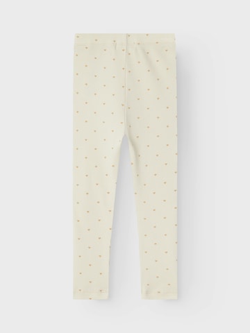 Skinny Leggings 'NMFGago Lil' Lil'Atelier en blanc