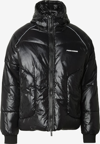 Pegador - Casaco de inverno 'Toby' em preto: frente
