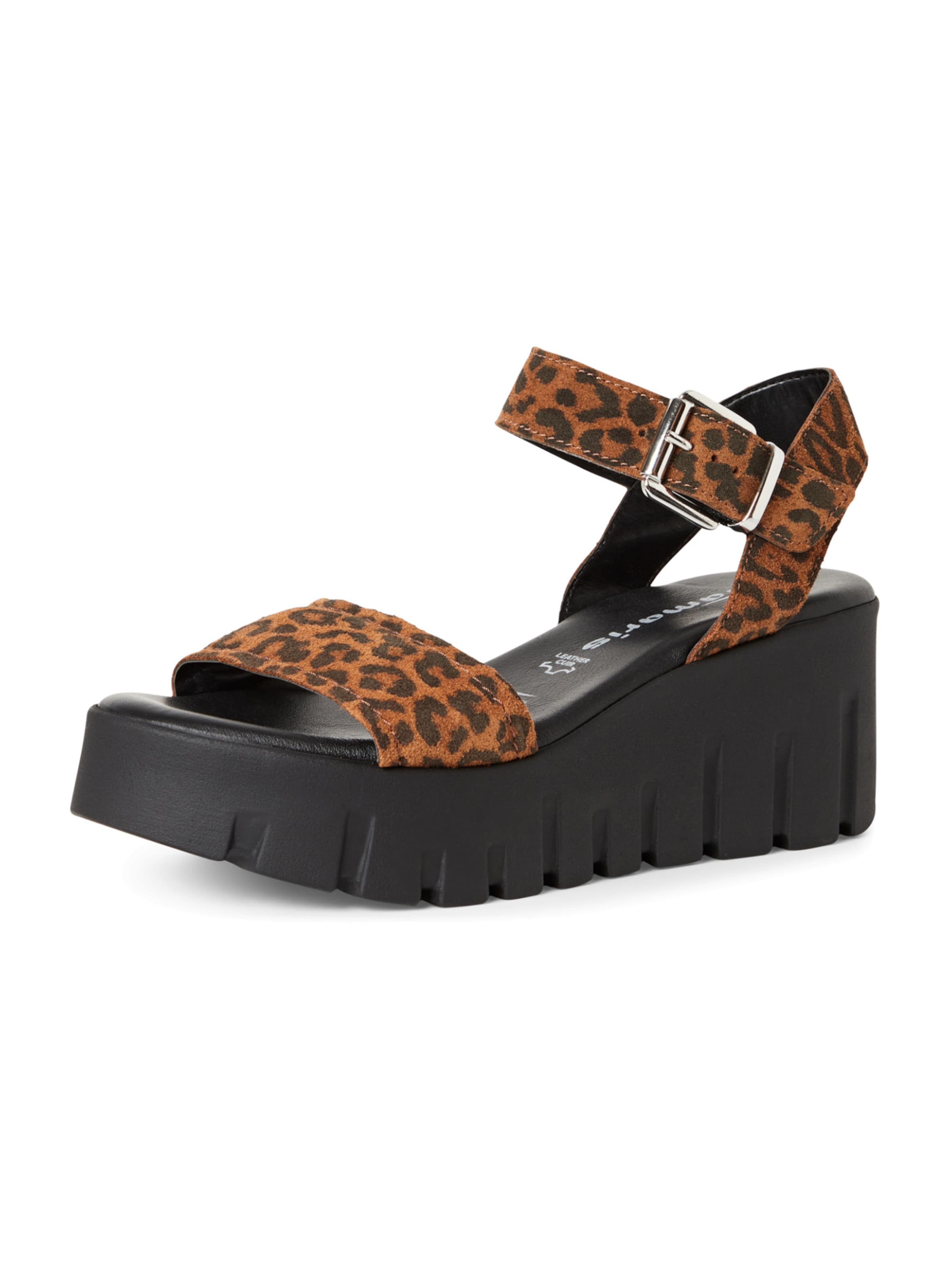 Tamaris Páskové sandály – hnědá: přední strana