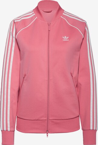 ADIDAS ORIGINALS Sweatjacke in Pink: predná strana