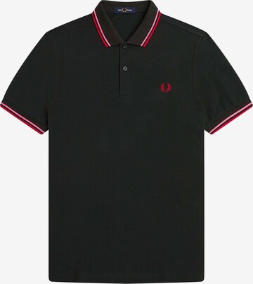 Fred Perry Shirt in Zwart: voorkant